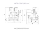 Grundfos Hydro Multi-E 2 x CRE 5-16 Three Phase 2 x 3kW Variable Speed Booster Pump Set with 24L Tank