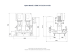 Grundfos Hydro Multi-E 2 x CRNE 10-2 Three Phase 2 x 1.1kW Variable Speed 304ss Booster Pump Set with 24L Tank