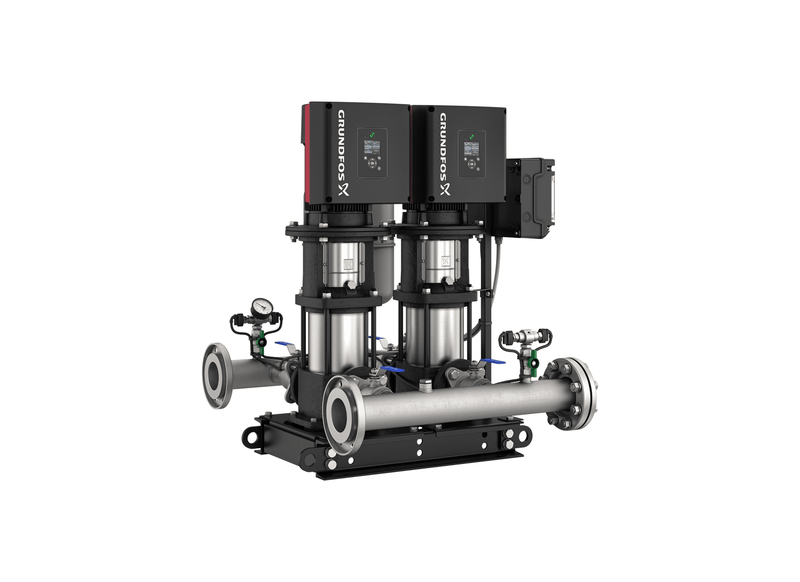 Grundfos Hydro Multi-E 2 x CRNE 15-2 Three Phase 2 x 2.2kW Variable Speed 304ss Booster Pump Set with 24L Tank
