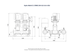 Grundfos Hydro Multi-E 2 x CRNE 20-6 Three Phase 2 x 7.5kW Variable Speed 304ss Booster Pump Set with 24L Tank