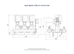 Grundfos Hydro Multi-E 3 x CRE 10-1 Three Phase 3 x 0.55kW Variable Speed Booster Pump Set with 24L Tank