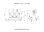 Grundfos Hydro Multi-E 3 x CRE 10-10 Three Phase 3 x 5.5kW Variable Speed Booster Pump Set with 24L Tank