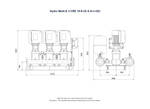Grundfos Hydro Multi-E 3 x CRE 10-9 Three Phase 3 x 4kW Variable Speed Booster Pump Set with 24L Tank