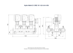Grundfos Hydro Multi-E 3 x CRE 15-1 Three Phase 3 x 1.1kW Variable Speed Booster Pump Set with 24L Tank