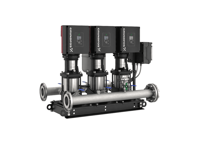 Grundfos Hydro Multi-E 3 x CRE 20-2 Three Phase 3 x 3kW Variable Speed Booster Pump Set with 24L Tank