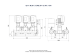 Grundfos Hydro Multi-E 3 x CRE 20-6 Three Phase 3 x 7.5kW Variable Speed Booster Pump Set with 24L Tank