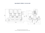 Grundfos Hydro Multi-E 3 x CRE 32-1-1 Three Phase 3 x 1.5kW Variable Speed Booster Pump Set with 24L Tank