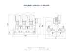 Grundfos Hydro Multi-E 3 x CRE 32-5-2 Three Phase 3 x 11kW Variable Speed Booster Pump Set with 24L Tank