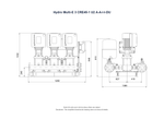 Grundfos Hydro Multi-E 3 x CRE 45-1 Three Phase 3 x 5.5kW Variable Speed Booster Pump Set with 24L Tank