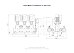 Grundfos Hydro Multi-E 3 x CRE 45-2-2 Three Phase 3 x 7.5kW Variable Speed Booster Pump Set with 24L Tank