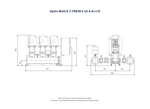 Grundfos Hydro Multi-E 3 x CRE 45-2 Three Phase 3 x 15kW Variable Speed Booster Pump Set with 24L Tank