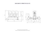 Grundfos Hydro Multi-E 3 x CRE 45-3 Three Phase 3 x 18.5kW Variable Speed Booster Pump Set with 24L Tank