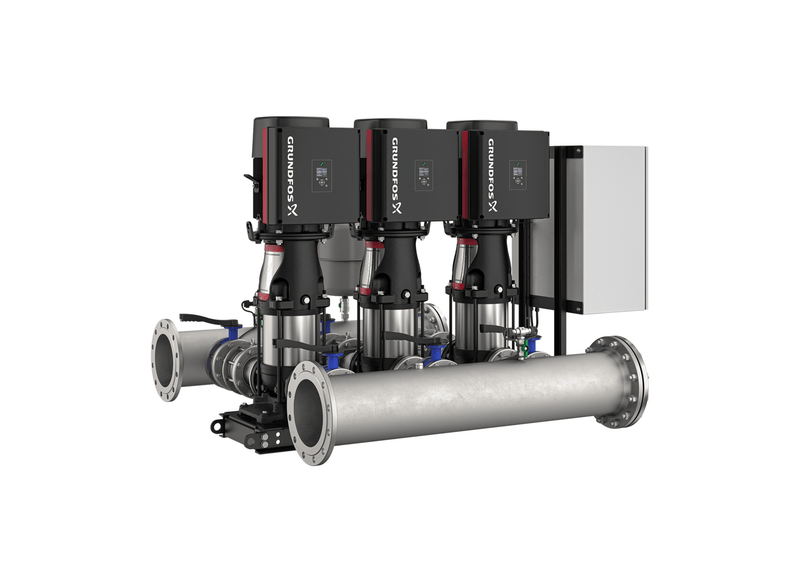 Grundfos Hydro Multi-E 3 x CRE 45-4-2 Three Phase 3 x 22kW Variable Speed Booster Pump Set with 24L Tank