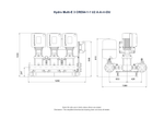 Grundfos Hydro Multi-E 3 x CRE 64-1-1 Three Phase 3 x 5.5kW Variable Speed Booster Pump Set with 24L Tank