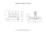 Grundfos Hydro Multi-E 3 x CRE 64-2-1 Three Phase 3 x 18.5kW Variable Speed Booster Pump Set with 24L Tank