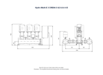 Grundfos Hydro Multi-E 3 x CRE 64-3 Three Phase 3 x 26kW Variable Speed Booster Pump Set with 24L Tank