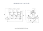 Grundfos Hydro Multi-E 3 x CRNE 10-4 Single Phase 3 x 1.5kW Variable Speed Booster Pump Set with 24L Tank
