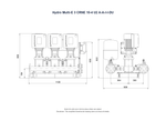 Grundfos Hydro Multi-E 3 x CRNE 10-4 Three Phase 3 x 1.5kW Variable Speed 304ss Booster Pump Set with 24L Tank