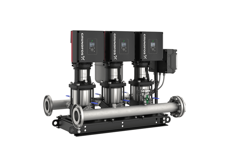 Grundfos Hydro Multi-E 3 x CRNE 10-4 Three Phase 3 x 1.5kW Variable Speed 304ss Booster Pump Set with 24L Tank