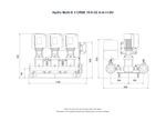 Grundfos Hydro Multi-E 3 x CRNE 10-6 Three Phase 3 x 3kW Variable Speed 304ss Booster Pump Set with 24L Tank