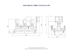 Grundfos Hydro Multi-E 3 x CRNE 3-10 Three Phase 3 x 1.1kW Variable Speed 304ss Booster Pump Set with 24L Tank