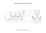Grundfos Hydro Multi-E 3 x CRNE 5-16 Three Phase 3 x 3kW Variable Speed 304ss Booster Pump Set with 24L Tank
