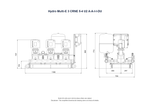 Grundfos Hydro Multi-E 3 x CRNE 5-4 Three Phase 3 x 0.75kW Variable Speed 304ss Booster Pump Set with 24L Tank