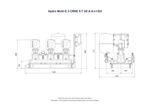 Grundfos Hydro Multi-E 3 x CRNE 5-7 Single Phase 3 x 1.1kW Variable Speed 304ss Booster Pump Set with 24L Tank