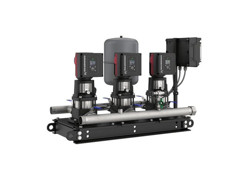 Grundfos Hydro Multi-E 3 x CRNE 5-7 Single Phase 3 x 1.1kW Variable Speed 304ss Booster Pump Set with 24L Tank