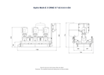 Grundfos Hydro Multi-E 3 x CRNE 5-7 Three Phase 3 x 1.1kW Variable Speed 304ss Booster Pump Set with 24L Tank