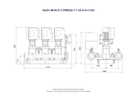 Grundfos Hydro Multi-E 3 x CRNE32-1-1 Three Phase 3 x 1.5kW Variable Speed Booster Pump Set with 24L Tank