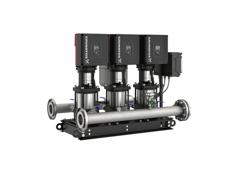 Grundfos Hydro Multi-E 3 x CRNE32-1 Three Phase 3 x 2.2kW Variable Speed 304ss Booster Pump Set with 24L Tank