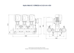Grundfos Hydro Multi-E 3 x CRNE32-4-2 Three Phase 3 x 7.5kW Variable Speed Booster Pump Set with 24L Tank