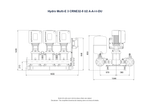 Grundfos Hydro Multi-E 3 x CRNE32-5 Three Phase 3 x 11kW Variable Speed 304ss Booster Pump Set with 24L Tank