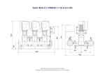 Grundfos Hydro Multi-E 3 x CRNE45-1-1 Three Phase 3 x 4kW Variable Speed 304ss Booster Pump Set with 24L Tank