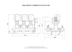 Grundfos Hydro Multi-E 3 x CRNE45-2-2 Three Phase 3 x 7.5kW Variable Speed Booster Pump Set with 24L Tank