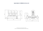 Grundfos Hydro Multi-E 3 x CRNE45-2 Three Phase 3 x 15kW Variable Speed 304ss Booster Pump Set with 24L Tank