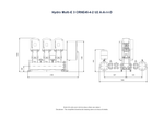 Grundfos Hydro Multi-E 3 x CRNE45-4-2 Three Phase 3 x 22kW Variable Speed 304ss Booster Pump Set with 24L Tank