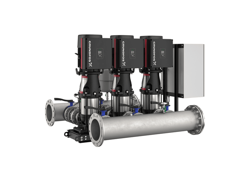 Grundfos Hydro Multi-E 3 x CRNE45-4-2 Three Phase 3 x 22kW Variable Speed 304ss Booster Pump Set with 24L Tank