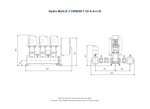 Grundfos Hydro Multi-E 3 x CRNE95-1 Three Phase 3 x 15kW Variable Speed 304ss Booster Pump Set with 24L Tank