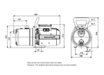 Grundfos JP 5-48 Stainless Steel Self-Priming Jet Pump for Household Water Transfer Single Impeller
