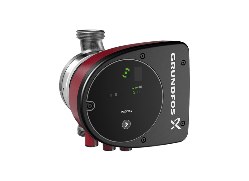 Grundfos MAGNA1 25-60-N Stainless Steel Single Phase Circulator Pump with Composite Impeller