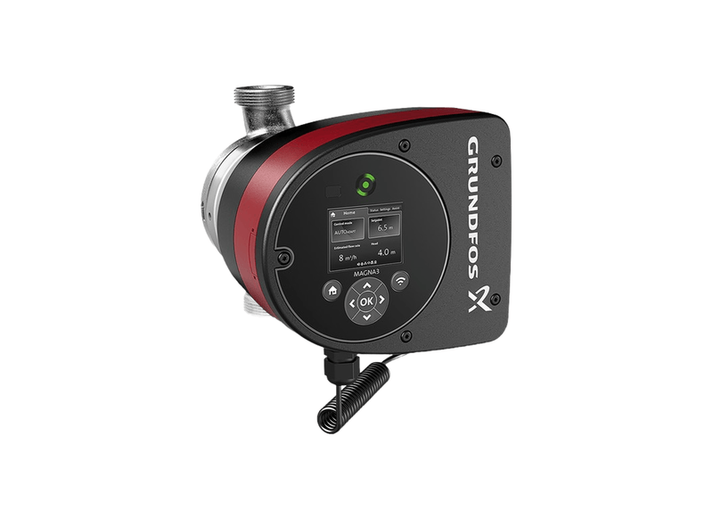 Grundfos MAGNA3 25-60-N Stainless Steel Single Phase Circulator Pump with Composite Impeller