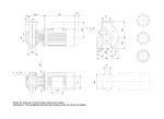 Grundfos NB 32-200/176 Cast Iron 4 kW End Suction Centrifugal Pump with Closed Impeller