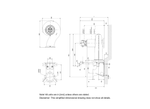Grundfos S1.80.200.650.4.66H.C.432 Cast Iron 68 kW Sewage Pump for High-Head Transfer with 1-Channel Impeller
