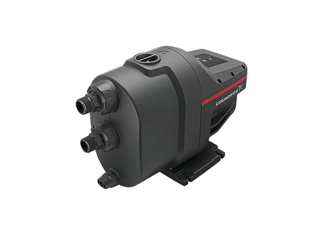 Grundfos SCALA1 3-35 composite pressure boosting water supply pump with built-in control system, suited for residential or commercial use.