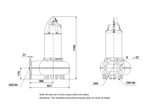 Grundfos SE1.95.150.220.4.52H.N.51D.A.T Cast Iron Sewage Pump for Wastewater Handling with S-Tube Impeller