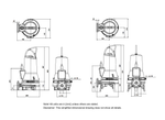 Grundfos SEG.40.12.EX.2.50B Cast Iron Explosion-Proof Wastewater Pump for Submerged Use with Semi-open Grinder
