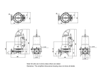Grundfos SEG.40.15.E.EX.2.50B Cast Iron AUTOADAPT Wastewater Pump for Distributed Work with Semi-open Grinder