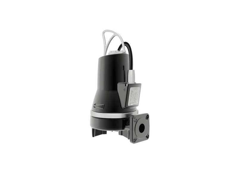 Grundfos SEG.40.15.EX.2.50B Cast Iron Explosion-Proof Wastewater Pump for Fluid Transfer with Semi-open Grinder